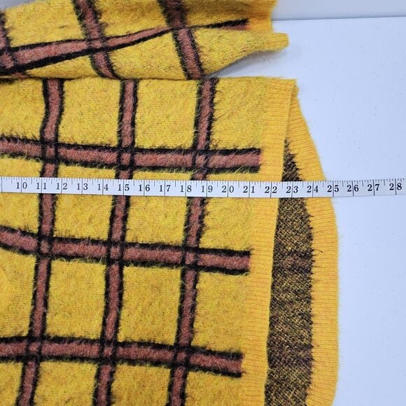 ModCloth Already Checked Pullover Sweater Womens Size Large Plaid Y2K Boho 90s - Picture 7 of 7